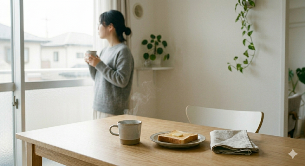 名古屋で落ち着いた1ヶ月生活を送るイメージ