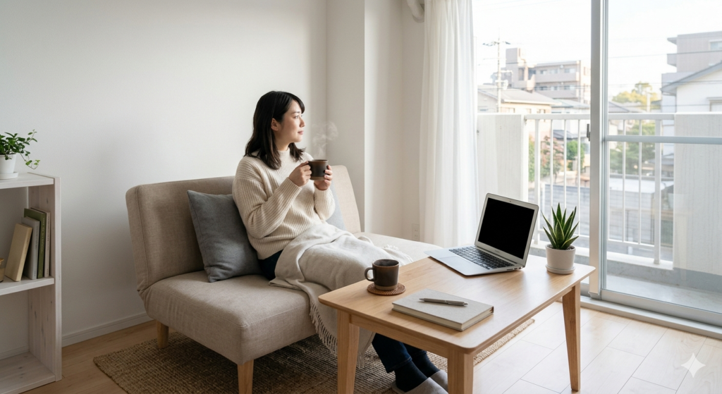 名古屋でマンスリーマンション生活を快適に送る朝のイメージ