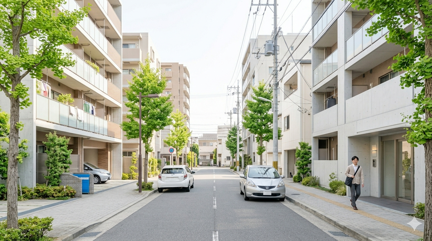 名古屋で治安の良いエリアに住む単身赴任生活のイメージ
