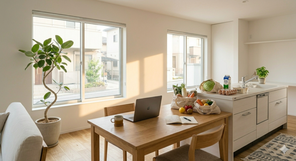 名古屋で単身赴任生活を送る日常イメージ