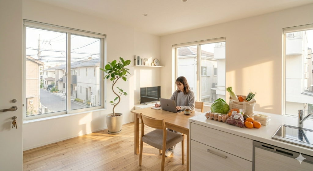 名古屋で単身赴任生活を支える日常環境のイメージ