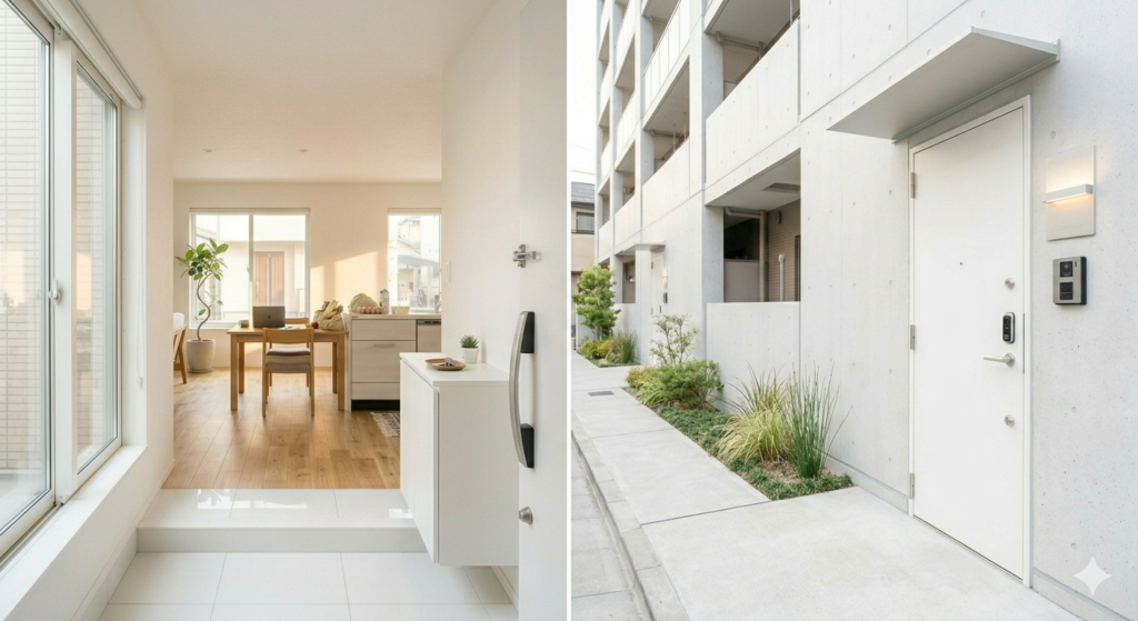 女性の単身赴任でも安心して暮らせる住まいのイメージ