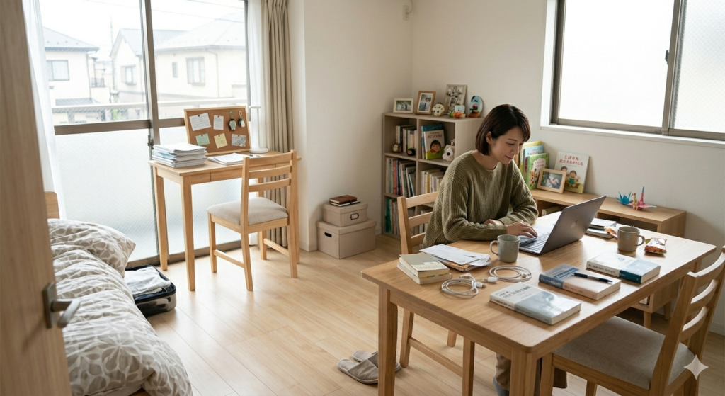 長期滞在のリアルな生活空間