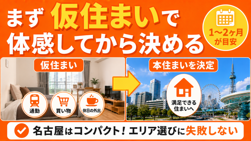 まず仮住まいで体感してから決める