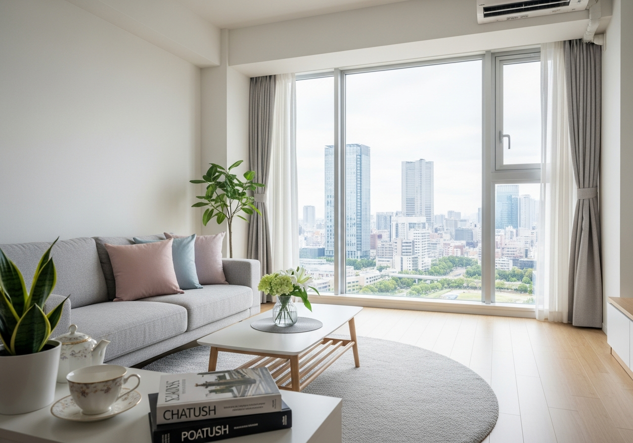 女性が安全に暮らせる名古屋のマンスリーマンション室内