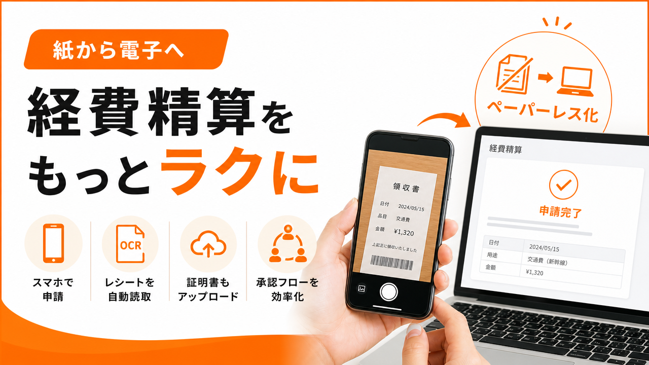 経費精算システムを活用するの図解