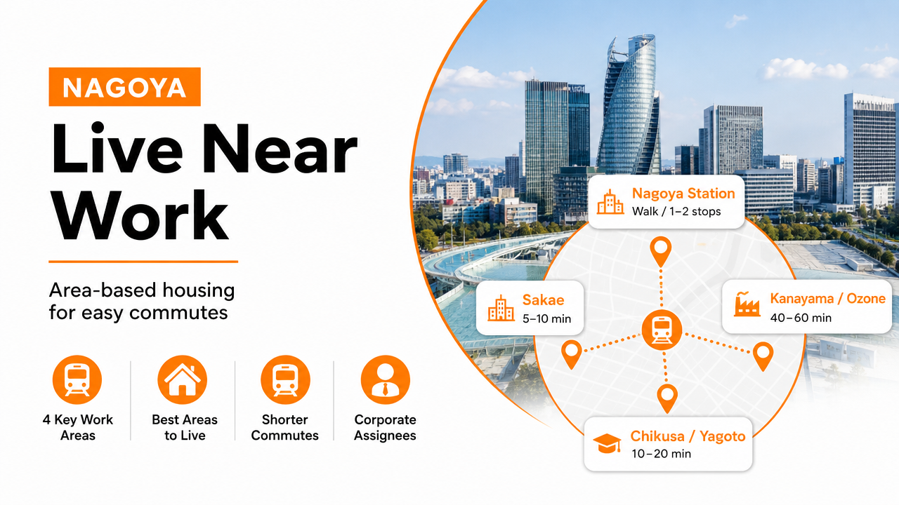Nagoya-Specific Considerations for Corporate Housingの図解