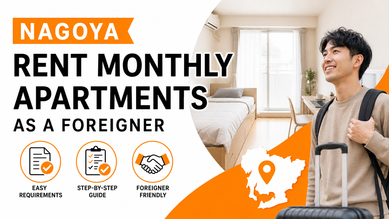 How to Rent a Monthly Apartment in Nagoya as a Foreigner: Step-by-Step Guideのアイキャッチ